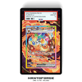Flareon ex 146/131  - PSA Size Graded Card Case Extended Artwork Display with GradeGuardian Protection